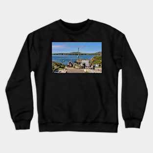 The road to St Justinians Harbour, Pembrokeshire Crewneck Sweatshirt